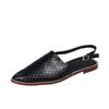 Zapatos de Verano 2022 para Mujer Amazon Comercio Exterior Talla Grande Sandalias Planas de Mujer con Punta