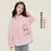 Ropa Infantil Princesa YuanYuan Camisa para Niñas 2026 Nuevo Conjunto de Otoño para Niños 100% Algodón Puro Suave Dulce Camisa Chaqueta
