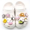 Accesorios para Zapatos tipo Clog de Nuevo Estilo Transfronterizos, Dijes para Zapatos de PVC, Decoraciones para Zapatos de Jardín con Luz LED Intermitente, Accesorios para Sandalias en Stock