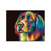 Pintura a Óleo de Leão Colorido Simples Moderno Pintura Decorativa Escandinava Pintura em Tela de Animal Pintura em Tela Central Normcore