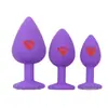 Dildo de Silicone de Patinha de Gato com Strass Plug Anal Plug Anal Traseiro para Homens e Mulheres Dispositivo Anal Alternativo Brinquedos Sexuais Adultos Dropshipping Atacado