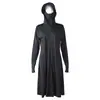 Ropa de Protección Solar Larga para Mujer UPF50+ Tacto Hielo Nylon Imitación Larga Hasta la Rodilla con Capucha y Cremallera Chaqueta de Verano Delgada Nuevo Estilo 2026
