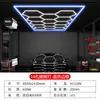 Luces de Panal al por Mayor Transfronterizas para Talleres de Reparación de Automóviles, Luces de Techo de Nueve Paneles para Salas de Lavado de Autos, Aplicación de Película Libre de Polvo, Luces para Estaciones de Trabajo de Detallado de Autos