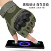 Guantes tácticos de caparazón blando, de medio dedo, resistentes al desgaste, antideslizantes, con protección para exteriores, para lucha, fitness, ciclismo, deportes, guantes de medio dedo