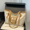 Bolso Nuevo para Mujer 2025 Bolso de Hombro Casual y Versátil Bolso Tote para Estudiante Universitaria Bolso de Lona de Gran Capacidad para Viajes