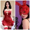 Lencería sexy en stock, vestido bodycon seductor de encaje, uniforme transparente para mujer, ropa de dormir de deseo puro sin retirada