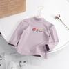 Camiseta de Manga Longa de Veludo Escovado Ultra Macio para Bebê Menina 2026 para Bebês Meninas, Camada Base Térmica para Outono e Inverno
