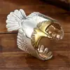 Takahashi Águia Retro Anel Antigo de Pena Masculino Dominador Cabeça de Águia Anel Aberto Cabeça de Águia Codificada por Cor Meson
