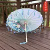 Guarda-chuva de Papel de Óleo Pétala Borla Clássico Meninas Dança Desempenho Adereços Dinastia Han Guarda-chuva de Fotografia Decoração Cheongsam Guarda-chuva Infantil
