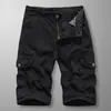 Pantalones Cargo de Primavera Estilo Americano para Hombre 2026, Pantalones Cortos Teñidos en Prenda de Tallas Grandes Transfronterizos en Stock