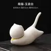 Sostenedor de Incienso Gato de la Ciudad Prohibida Lindo Gatito Quemador de Incienso Artesanía de Cerámica Mesa de Té Fragancia Accesorios para Ceremonia del Té