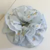 Gomas para el pelo coreanas de alta gama para verano, estampados de lunares y encaje, gomas grandes de aspecto elegante y colección de accesorios para el pelo al por mayor