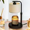 Nueva lámpara de mesa de aromaterapia negra sin llama transfronteriza, lámpara regulable para derretir cera de aceite esencial, lámpara de mesa para ambiente de dormitorio
