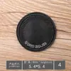 Patches Bordados para Computador em Couro Atacado, Insígnias Pequenas Pretas, Etiquetas Bordadas, Patches de Decoração para Roupas, Apliques