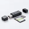 Lector de Tarjetas SD USB C, Lector de Tarjetas SD USB 2.0 | Lector de Tarjetas de Memoria 2 en 1 para SD, SDHC, TF, mmc