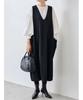 Pedido Estrangeiro Coreia do Sul, Japão, Japão, Comércio Exterior, Primavera, Verão e Outono, Sudeste Asiático, Novo Vestido Regata Liso Simples, Saia Longa