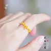 Anillo de Novia Fugitiva con Lazo Anillo Ajustable para Dedo Índice para Niñas Mismo Estilo que Tienda de Oro Puzuo