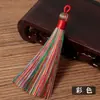 Pavilhão Mengnan Nó Chinês Argola de Puxar Franja de Borla Materiais Manuais DIY Peças Semi-acabadas Enfeites de Borla para Pendurar Lanternas