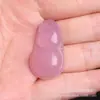 Pingente de Ágata do Brasil Jade de Gelo Calcedônia Rosa Cuia Unissex Jade Buda Maitreya Fivela de Segurança Pingente Ornamentos Atacado