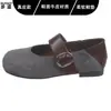 Sapatos Mary Jane Estilo Retrô Sapatos Femininos 2026 Outono Novo Estilo Confortáveis Sola Macia Não Cansa os Pés Sapatilhas Sapatilhas de Ballet