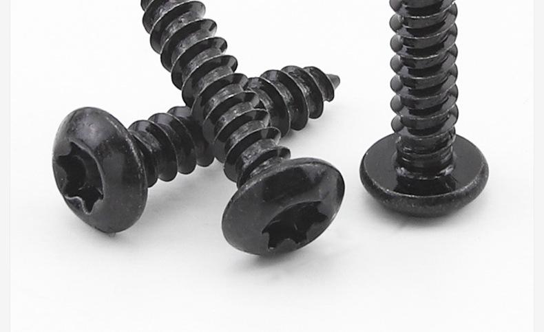 304不锈钢镀黑锌圆头梅花自攻螺丝_03_06.jpg