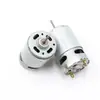 Motor DC Micro 555-2775 Baja Velocidad DC12v 3200 RPM Eje Largo 20mm Eje en D Rotor de Cinco Polos
