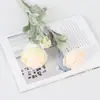 Flores Artificiales de Alto Nivel con Peonías de Tres Cabezas, Flor de Loto con Rocío, Terciopelo para Decoración del Hogar, Hotel, Bodas, Arreglos Florales, Fabricante Mayorista de Flores Falsas