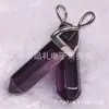 Ebay Wish Amazon pedra natural bala Diamante pilar hexagonal pingente Livre De