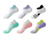 Calcetines Deportivos para Correr para Mujer Verano Finos Cortos Suela de Toalla Engrosada Específicos para Mujer Deportes Cuerda para Saltar Calcetines de Bádminton Calcetines de Barco