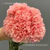 Tacto Realista Flor de Clavel Artificial Hidratante Flor de Seda de un Solo Tallo Decoración del Hogar Ramo para el Día de la Madre Arreglo Decorativo