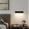 Lámpara de pared para mesita de noche de dormitorio nórdico, lámpara de lectura para pasillo de sala de estar y estudio, lámpara giratoria de espectro completo para habitación de hotel al por mayor