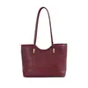 Bolsa Tote Vintage para Mulheres 2026 Novo Modelo Nicho Versátil Fashionável Grande Capacidade Bolsa de Ombro para o Dia a Dia Bolsa de Mão