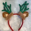 Diadema de Cuernos Navideños Lentejuelas Lazo Diadema de Alce Venta Caliente Transfronteriza Accesorios para Vestido Festivo Venta al Por Mayor por Lotes