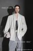 Chaqueta de Traje Holgada de Satén Estilo Coreano Lana Traje Elegante Traje Nicho Elegante Chic para Viajeras Traje de Mujer