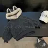 Sudadera Peluda Ningli Kidsren 25 Invierno Nueva Sudadera de Terciopelo a Rayas con Capucha Tops Sueltos para Bebé para Hombres y Mujeres