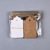 Etiqueta de papel kraft de Amazon, etiqueta de precio simple en blanco, tarjeta de decoración para fiestas, marcapáginas transfronterizo, tarjeta con mensaje