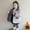 Chaqueta de Borrego para Niña Otoño/Invierno 2026 Estilo Nuevo Ropa Engrosada con Felpa Atuendo Elegante para Niña Ropa de Invierno