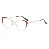 Montura de gafas para miopía para mujer se puede equiparar con el número de dioptrías estilo coreano callejera personalizada ojos montura negra de moda para hombre gafas planas 846