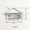Gancho triângulo não enferruja fácil painel de dois furos lâmpada placa de metal para pendurar porta-retrato acessórios de ferragens distância entre furos 10-20