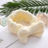 Diadema de Terciopelo Coral al Por Mayor Diadema con Lazo Diadema para Lavar la Cara Maquillaje Fabricante de Diademas Absorbente de Agua y de Secado Rápido