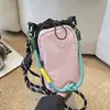 Transfronteriza 2026 Verano Nuevo Deporte al Aire Libre Cordón Bolso Cruzado Dopamina Ligero Moda Versátil Bolso para Teléfono