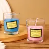 Velas Aromáticas Estilo Ins em Vidro para Uso Doméstico, Criando uma Fragrância Duradoura, Adequadas para Vitrines e Decorações de Mesa de Jantar