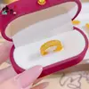 Moda 2026 Nuevo Estilo Cobre Chapado en Oro Espiga de Trigo Anillo Pulsera Tachonado con Diamantes Arena Antigua Tejido de Oro Belleza Elegante Versátil Joyería