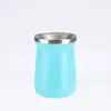 Copo Mate de Aço Inoxidável 304 de Alta Qualidade para Amazon Transfronteiriço, Copo Térmico Mini Compacto de Camada Dupla, Copo de Café Portátil