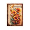 Hermoso material para un día Papel Jardín Serie secreta Tema de planta retro Material de decoración de diario 6