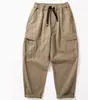 Pantalones Cargo Personalizados para Hombre, Pierna Recta Sueltos, Nuevo Estilo Otoño e Invierno, Pantalones de Pierna Ancha de Marca Americana de Moda, Pantalones Casuales de Algodón Puro para Hombre