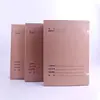 Caja de Archivo de Papel Kraft al por Mayor, Caja de Almacenamiento de Documentos con Tecnología de Papel de Pulpa de Madera Pura, Caja de Almacenamiento de Archivos
