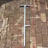 Insertar Caña de Bambú Pie Agrícola Operado con el Pie Insertar Caña de Bambú Pequeña Herramienta Terreno de Huerto Huerta Invernadero Dispositivo de Inserción de Tubo para Hacer Agujeros