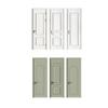 Puertas de Madera Pintadas para Interiores, Puertas Interiores Compuestas de Madera Maciza, Juego Completo de Puertas de Habitación, Puertas de Entrada Insonorizadas, Puertas de Dormitorio, Directo de Fábrica