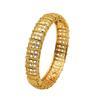 Pulsera Transfronteriza Chapada en Oro de 24K de Dubái Joyería de Boda para Novia India Pulsera de Oro Pulsera para Mujer de Oriente Medio Venta al por Mayor